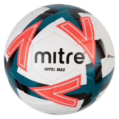 The Impel Max Training Soccer Ball is Mitre's top-level training ball - Blood orange, white & blue